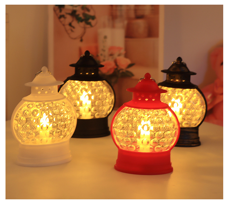 Retro small oil lamps, plastic creative candles, wind lamps, led decorative handicrafts and ornaments pic 10