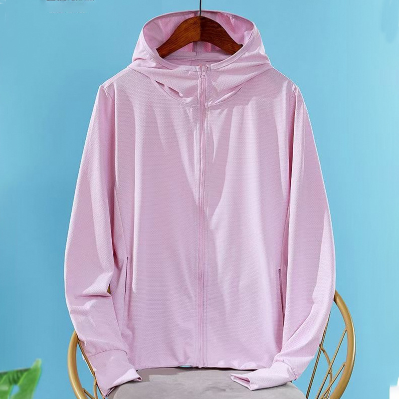 U-style ice silk sun-protective clothing for women 2022 outdoor cycling UV protection long-sleeved knitted thin sun-protective clothing for men pic 13