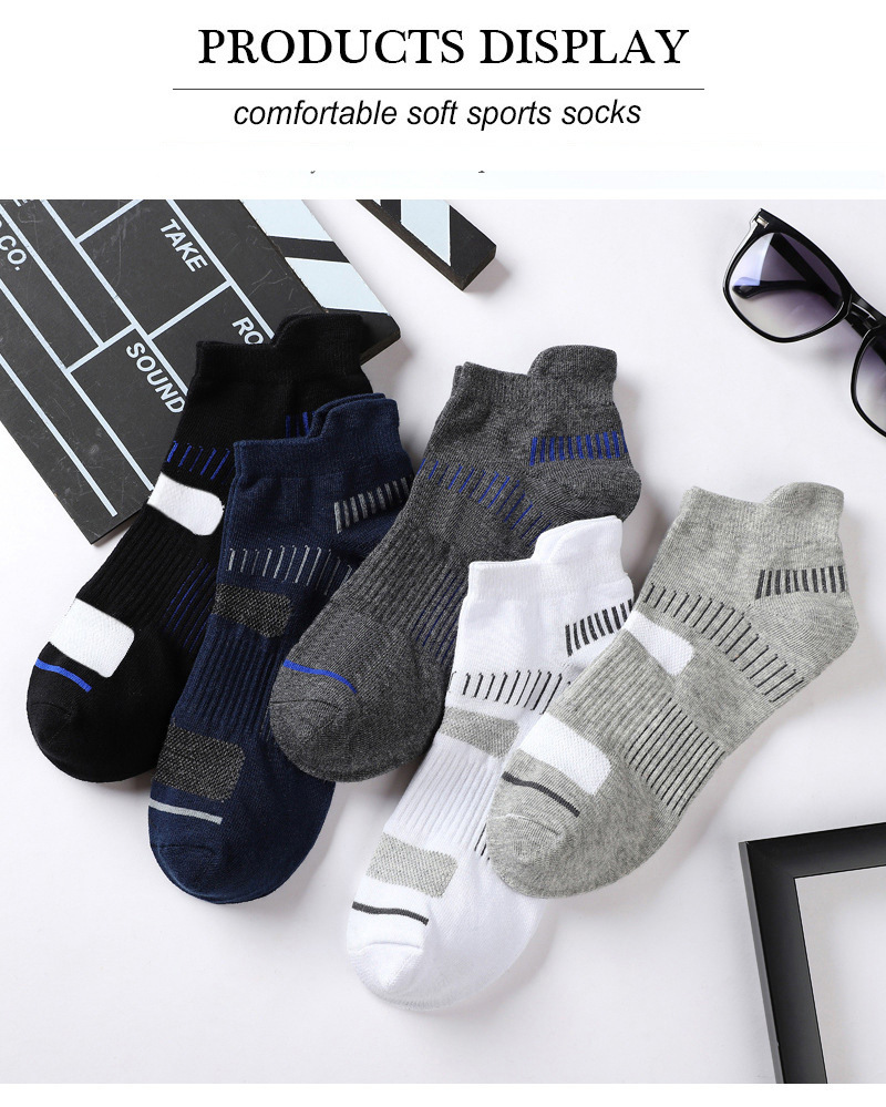 袜子地摊一件代发跨境袜子男士短袜春夏拼色潮流棉袜吸汗防臭秋冬四季款运动袜批发一件代发详情3