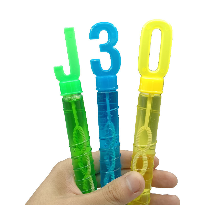 Small mini seven-color beach tools, windmill kitchen bubble stick, digital English mini bubble water bubble machine pic 7