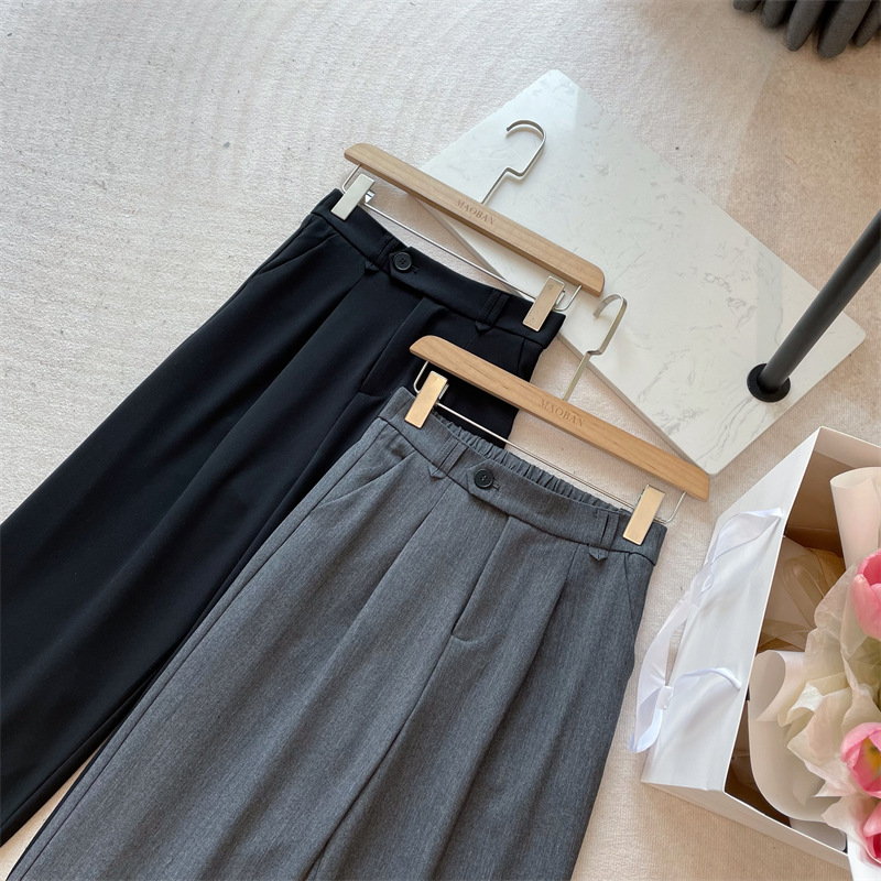 The self-retained w beauty Hidden meat creates a super model leg shape with a high waistline design, versatile and slimming suit pants and casual pants pic 30