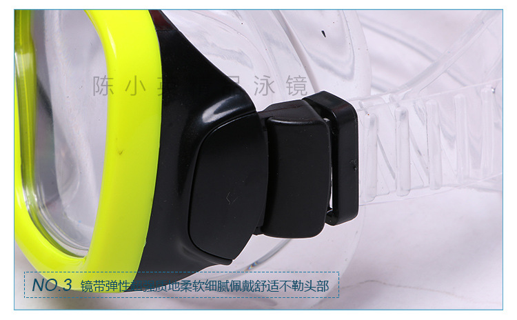 Factory direct sales of high-end pvc diving goggles for children, swimming and snorkeling two-piece sets, and diving equipment pic 7