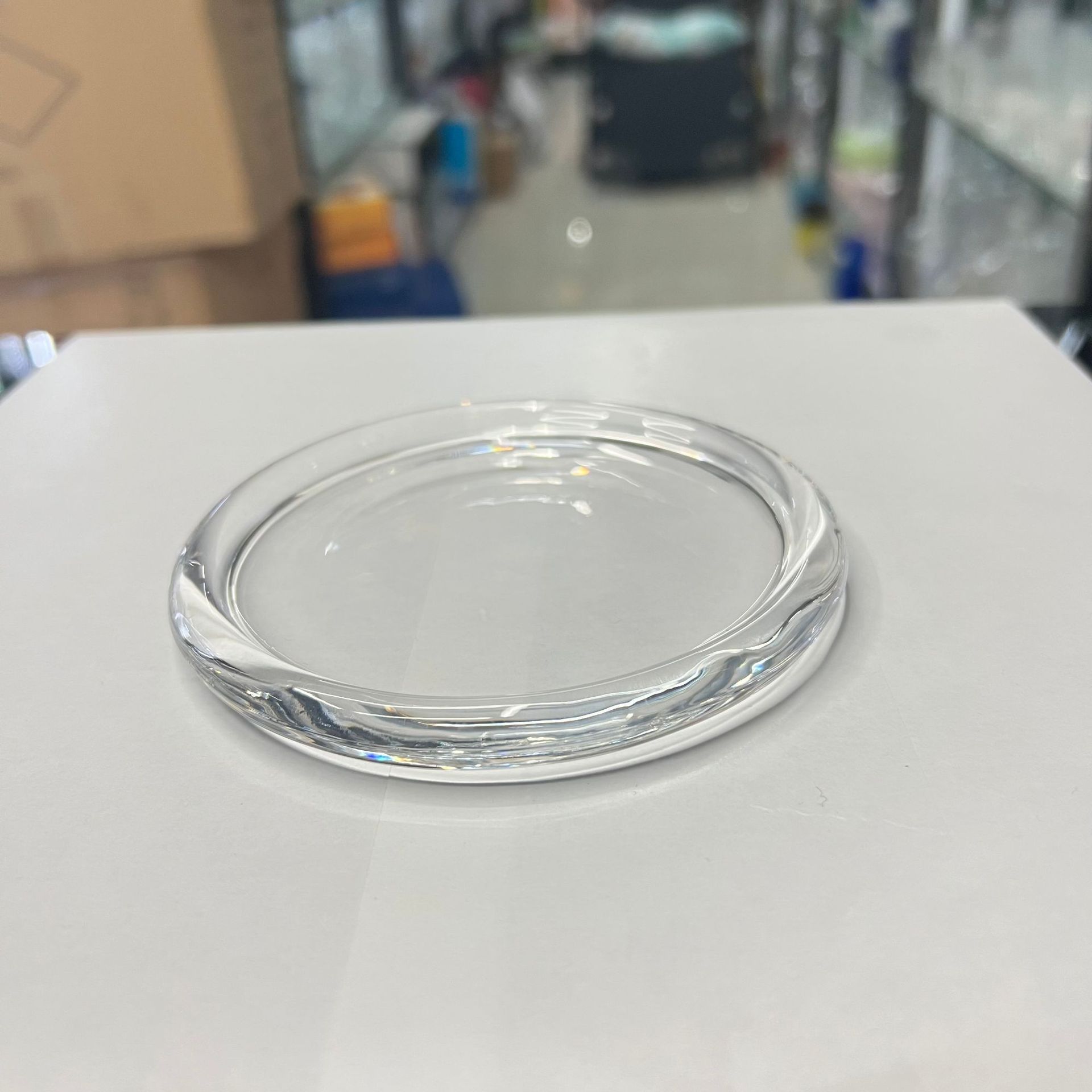玻璃烛碟烛台 蜡烛台 玻璃台 烛碟茶碟 杯垫 蜡烛垫 盘子蜡烛盘详情7