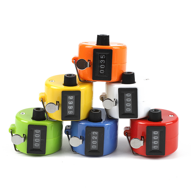 Factory direct sales: 5203 color electronic counter, hand press counter, pedestrian flow counter, step counter. Comprehensive functions, practical and portable pic 2
