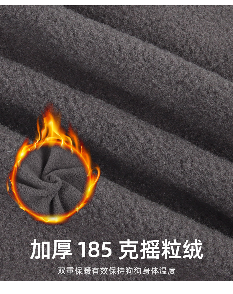 Cross-border pet clothing, reflective large dog windbreaker, warm dog clothes for autumn and winter, pet cotton-padded clothes in stock wholesale 677 pic 7