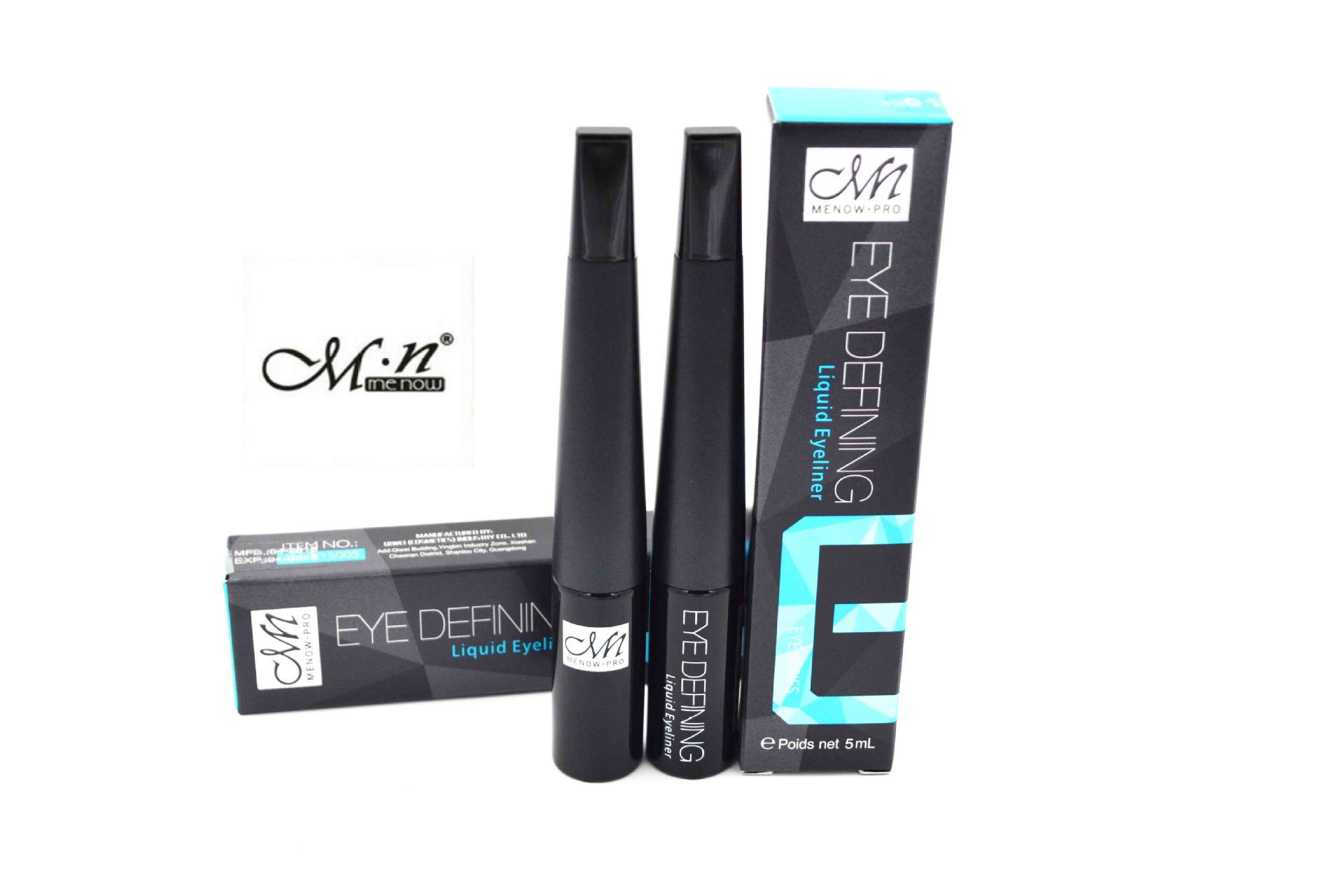 Meno waterproof, non-smudging, smooth and flowing eyeliner liquid, quick-drying makeup, long-lasting waterproof, easy to remove eyeliner pen pic 9