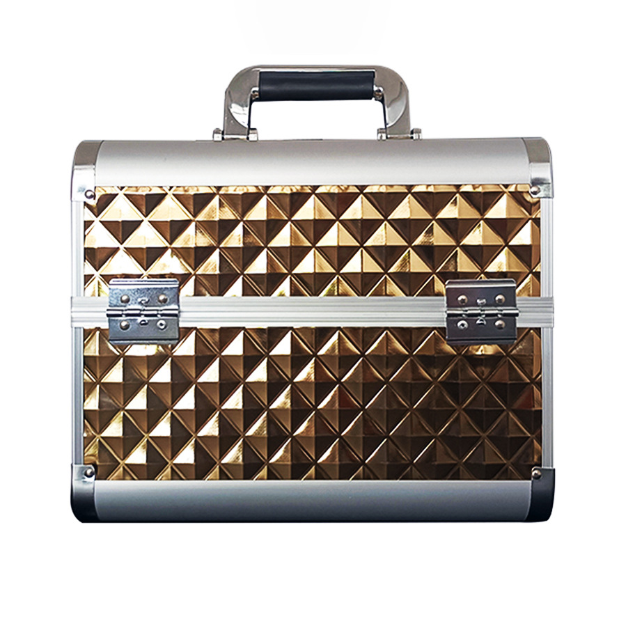 Manufacturer wholesale portable beauty, hairdressing, tattoo, hand-held aluminum alloy nail cases and makeup cases specially designed for home makeup artists pic 18