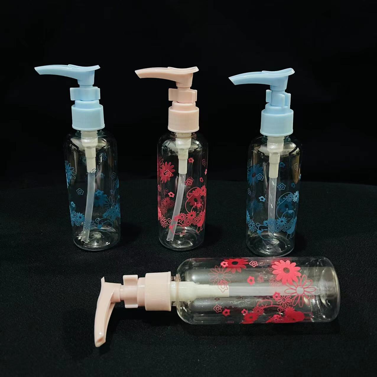 Printed bottle press-type small spray bottle, travel sub-bottle, alcohol spray bottle, makeup hydrating lotion, one-yuan supply pic 3