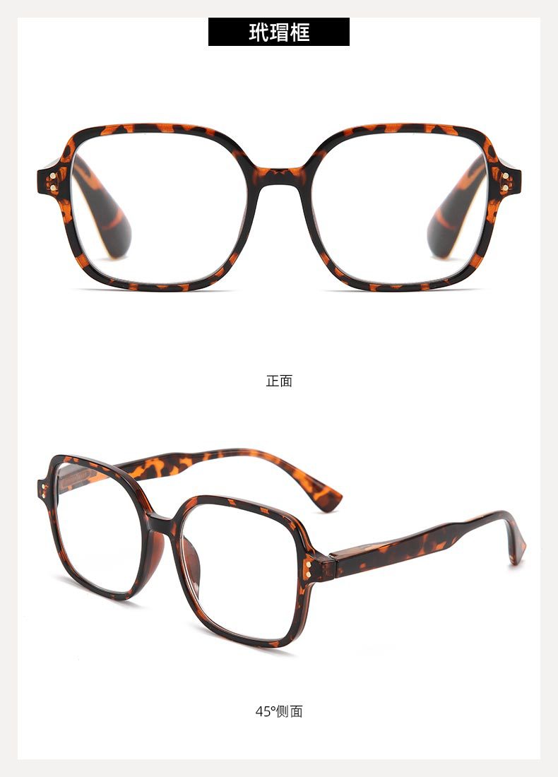 新款时尚玳瑁老花眼镜时尚防蓝光老花镜女眼镜高清阅读镜工厂批发详情13