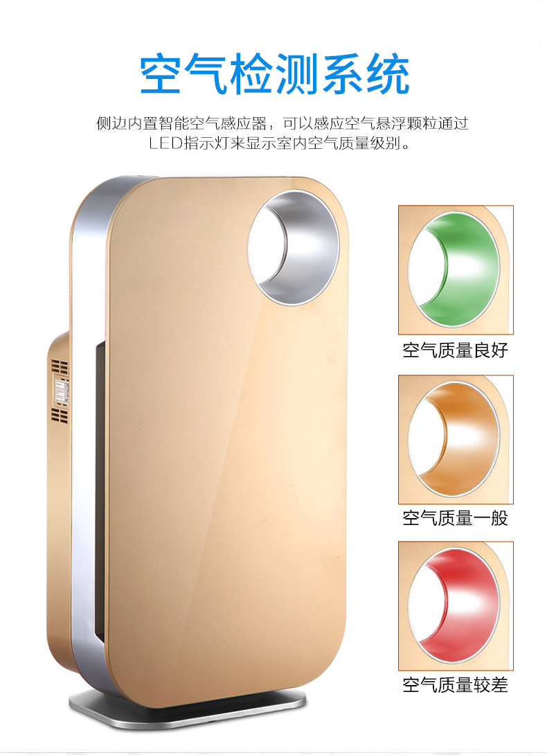 Air purifier, household negative ion disinfection, formaldehyde removal, pm25, smog, cross-border gift, indoor smoke purifier pic 13
