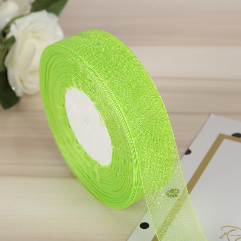 2.5cm ribbon DIY gift packaging tape, edge tape, red ribbon, silk ribbon, satin ribbon, wedding colorful ribbon pic 23