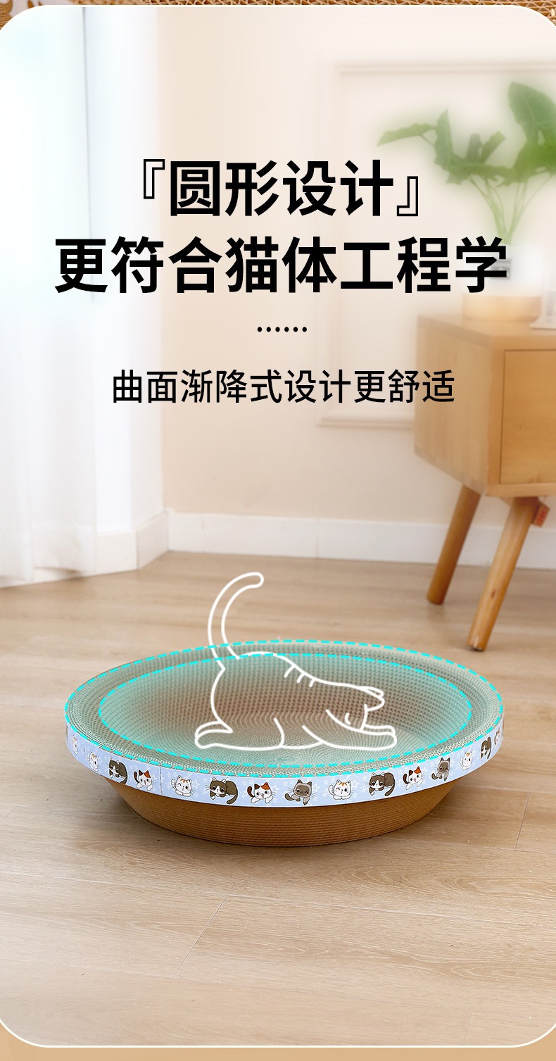 Кошачье гнездо с большими кошачьими когтями, с ленью и ленью, не может отскрести кошачьи принадлежности pic 6