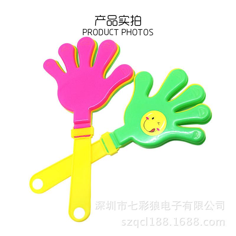 Glowing hand claps for campus activities, cheering sticks, concert claps, support props, cheering fluorescent small palm toys pic 14