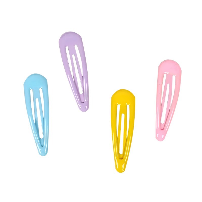 Simple oil-dripping BB clip, versatile color children's hair won't hurt, side bangs clip, candy-colored cute broken hair clip for women pic 12