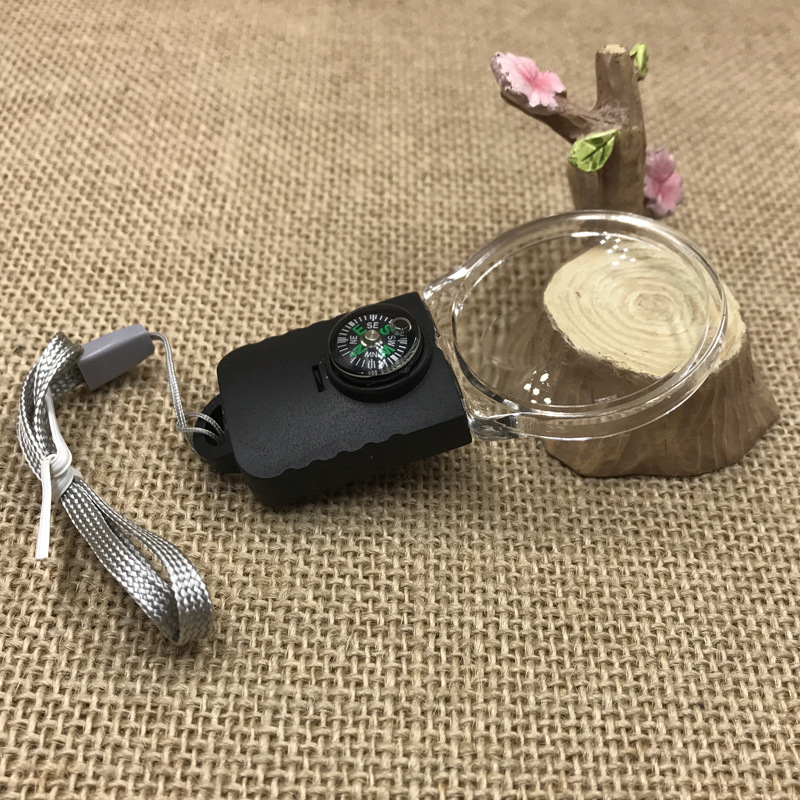 Yiwu Jinghui LED Portable new multi-functional ok168 mini Compass Magnifying glass with light pic 5