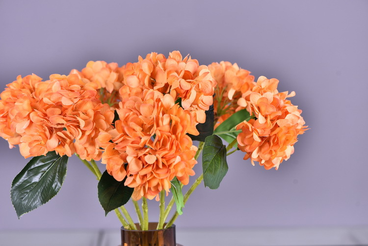 Factory supply of artificial hydrangeas, high-end hydrangea wholesale, wedding, home, hotel landscaping, main flowers, decorative artificial flowers pic 22