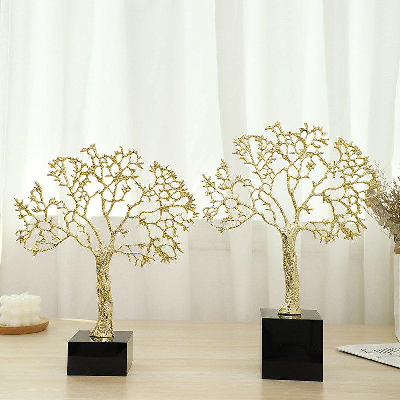 Hot-selling new handicrafts and decorative items: money Tree, creative and poetic decorative items for office, living room and home pic 2