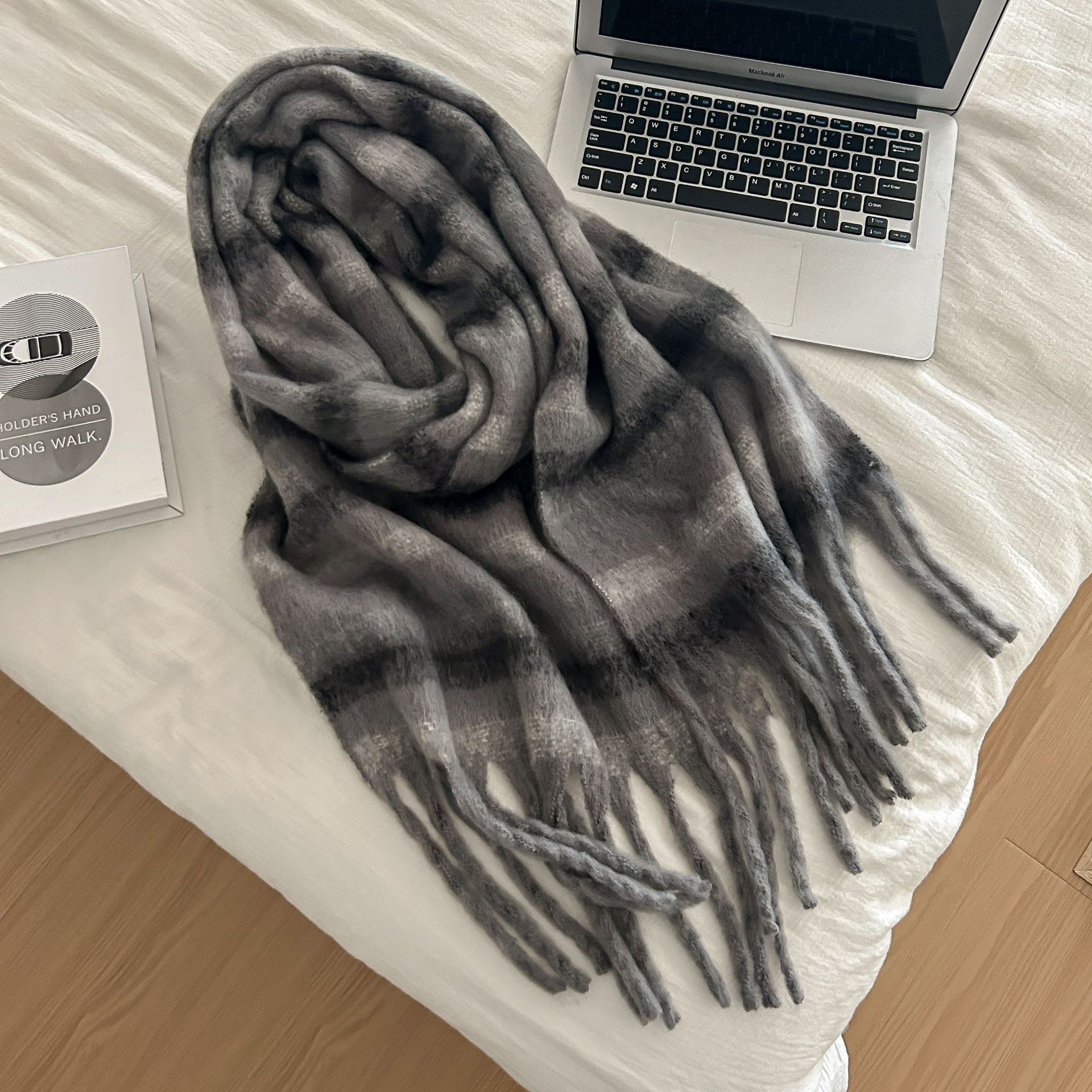 格子围巾女秋冬新款百搭保暖围脖披肩围巾 韩版情侣围巾冬天爆款详情42