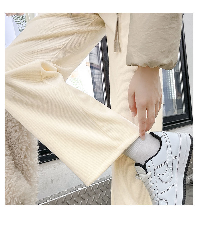Chenille pantalón de deporte mujer slim 2023 nuevo primavera verano holgada casual pantalones de baño bundles pies harun pana cordura pic 14