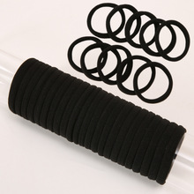 Wholesale of large colored towel loops, seamless adult rubber bands, high-elasticity ponytail tie, hair bands, headwear and hair ties pic 15