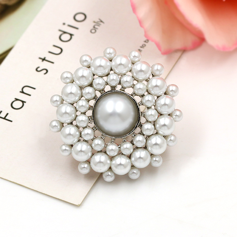 新款胸针奢华大气八芒星胸花别针韩国复古勋章衣小香风配饰详情15