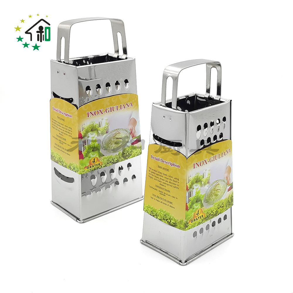 Potato shreds, minced garlic and ginger shreds scraping magic tool, shredder, four-sided vertical stainless steel shredder, multi-functional vegetable cutter pic 19