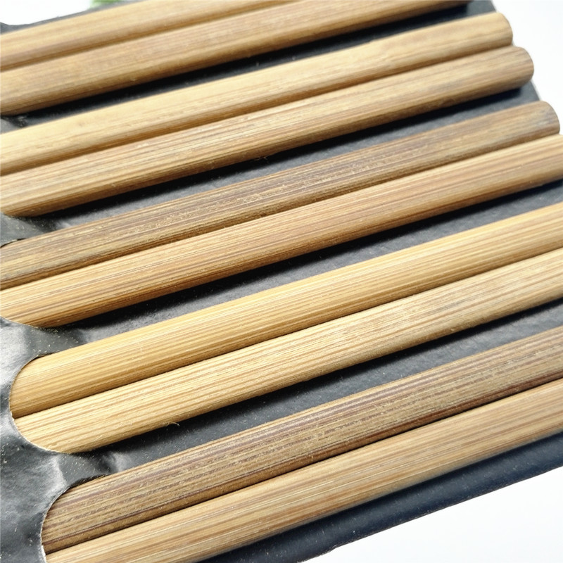 Yiwu two-yuan store 10-pair set of authentic hot pot chopsticks, 24cm bamboo chopsticks, opp bag bamboo and wood chopsticks pic 3