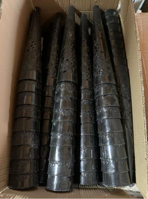 Wedding welcome corridor flower stand, passageway flower basket, rose iron basket, small cultural scene decoration props, basket supplies pic 34