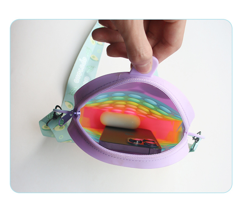 新款灭鼠先锋包包斜挎包单肩包卡通解压按压宝宝泡泡包玩具包背包详情25