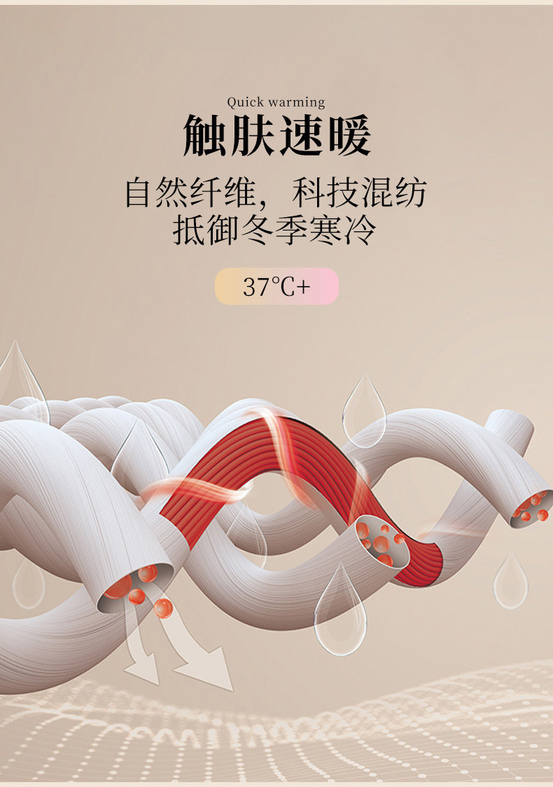 加绒打底衫女冬内搭加厚2022新款洋气白色德绒半高领长袖t恤上衣详情3