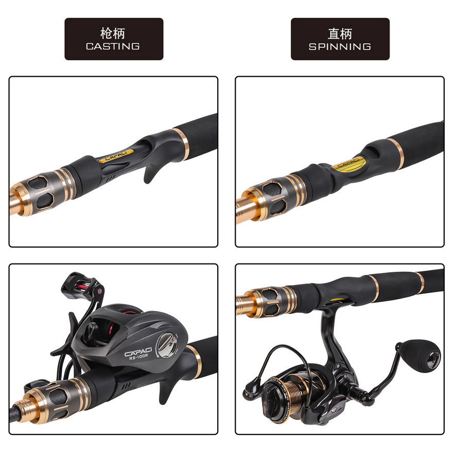 28082 CAPACI [RF Series Retractable Lull Rod] 1.82.12.4 Horse Mouth Bait Rod Fishing gear wholesale pic 5