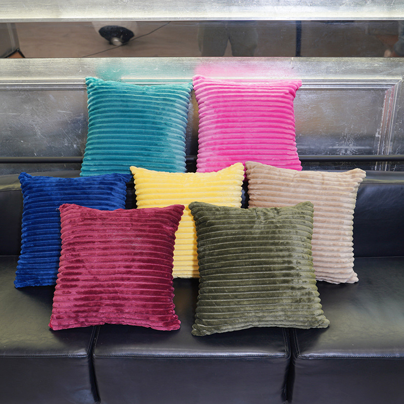 New plain short plush cushion cover, corn kernel pillow cover, short plush cushion, red pillow cover wholesale pic 20