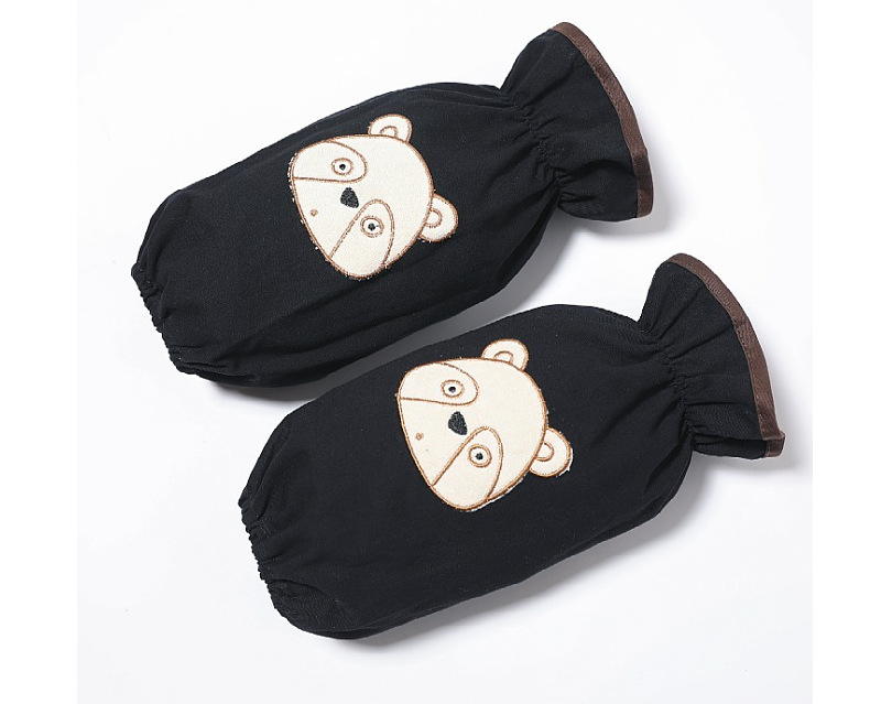 袖套大量批发卡通小熊刺绣棉袖套家务服务员防油污袖套亚马逊货源详情15