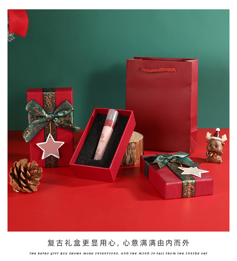 创意圣诞风礼品盒ins氛围感生日礼物圣诞袜包装盒圣诞伴手礼盒详情11