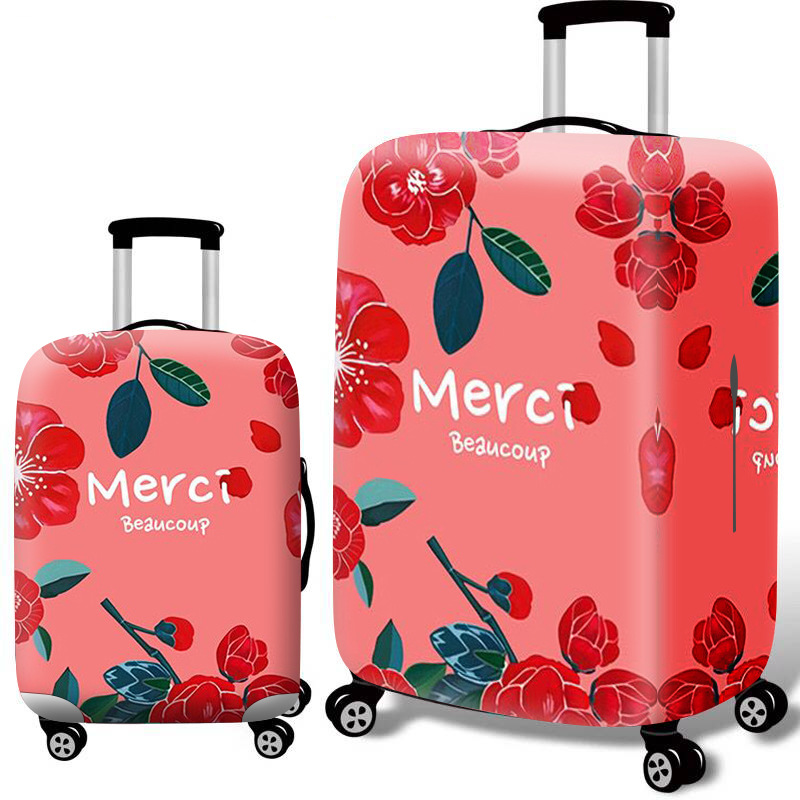 Factory direct sales of thickened and wear-resistant suitcase covers, strong printed elastic and wear-resistant luggage covers, one-piece consignment pic 5