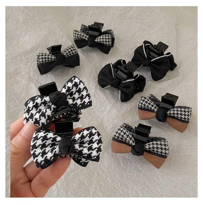 Princess hair clip, little Chanel hair clip, bow clip, headwear, bangs, broken hair clip, autumn and winter hair clip pic 20