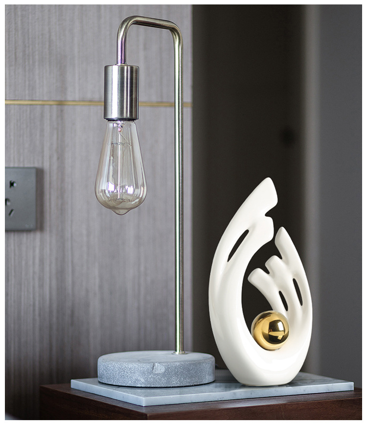 Cross-border simple ceramic ornaments, creative handicrafts, wine cabinets, TV cabinets, decorative items, home ornaments, porcelain souvenirs pic 6