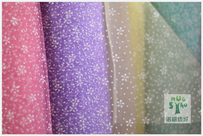 Offset printed mesh fabric toys, puffy skirts, performance fashion, wedding gowns, stage costumes, encrypted mesh fabric, gauze fabric pic 3