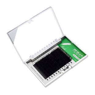 Korean eyelash extensions, soft eyelash implants, 12 rows of straight curly hair, 0.10 thickness, available in black or brown pic 9