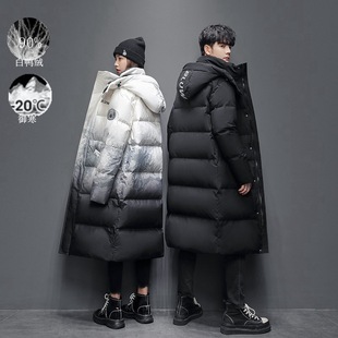 【已质检】羽绒服男款高端中长款情侣装大码休闲潮男女保暖男装外详情23