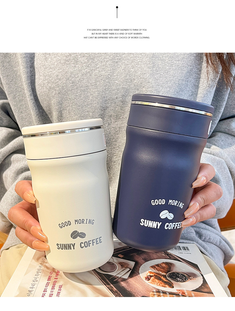 时尚不锈钢咖啡杯保温杯高颜值水杯2023新品咖啡杯情侣水杯定 制详情37