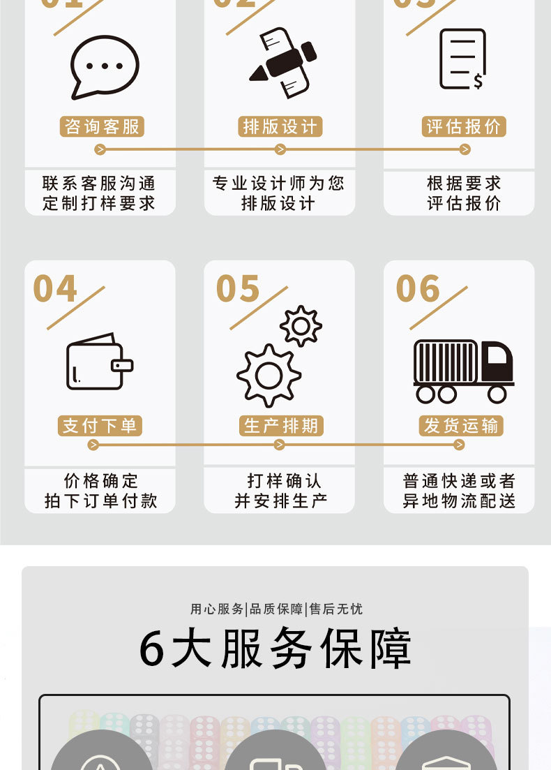 跨境热卖14mm透明彩色骰子棋牌娱乐游戏筛子色子投子详情9