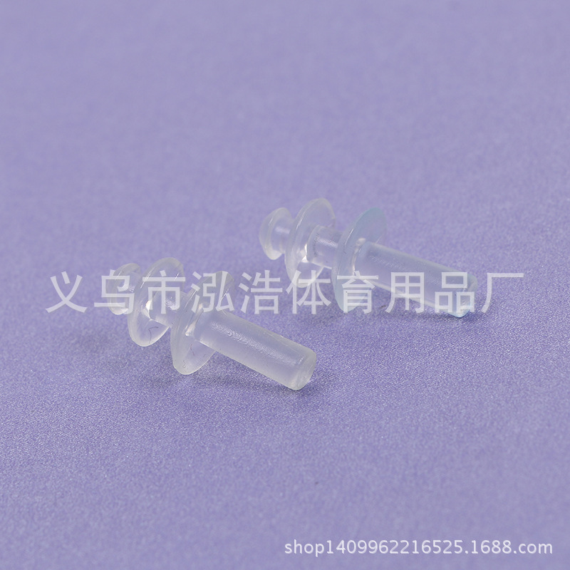 Factory direct sales of simple waterproof nose clip and earplug sets with ropes, wholesale of in-ear soft earplugs pic 13