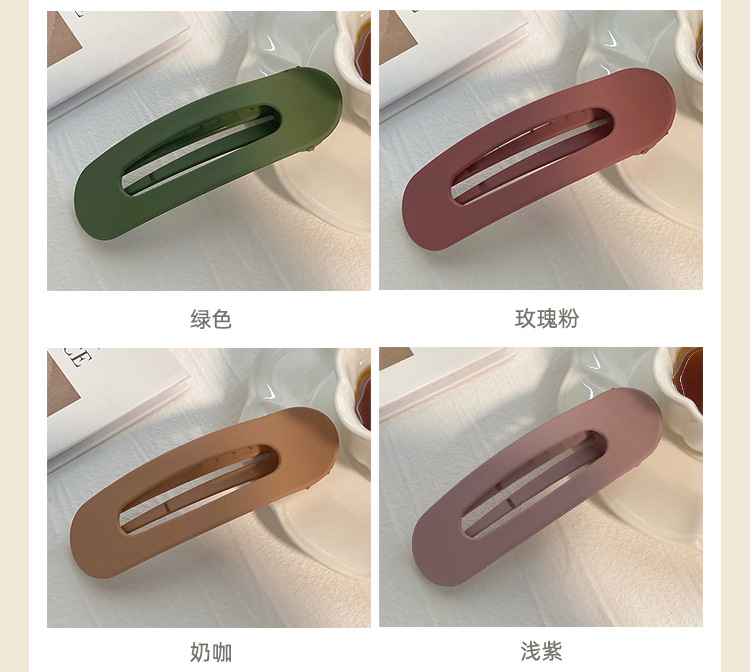 Large-sized hair clips for women, Korean style headwear, bangs clips, side hair clips, back of the head, duckbill clips, new plastic hair clips pic 22