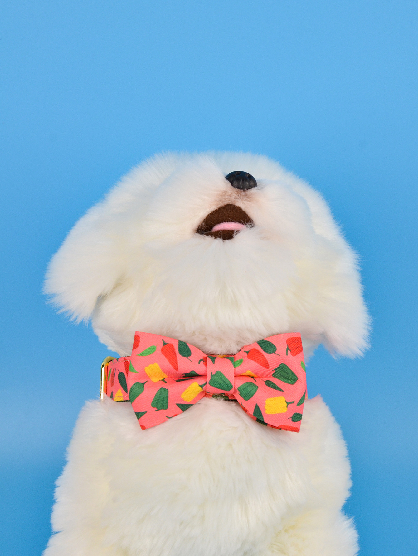 唛迪跨境新品春夏INS风重工合金配件蝴蝶结宠物猫狗项圈脖圈套装插扣金属宠物项圈详情6