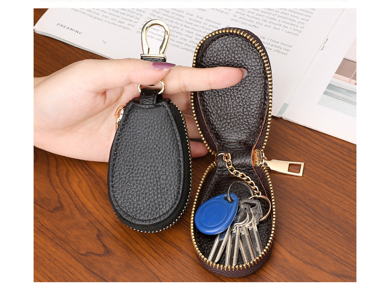 钥匙包男女锁匙包通用汽车大容量多功能钥匙扣收纳包简约小巧家用详情10