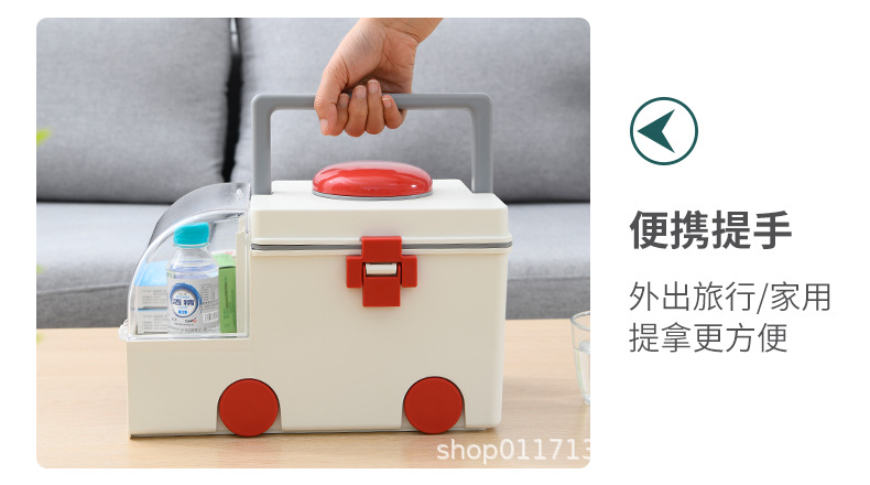 家用医药箱家庭装小型急救箱子全套药品收纳盒便携应急医疗箱详情13