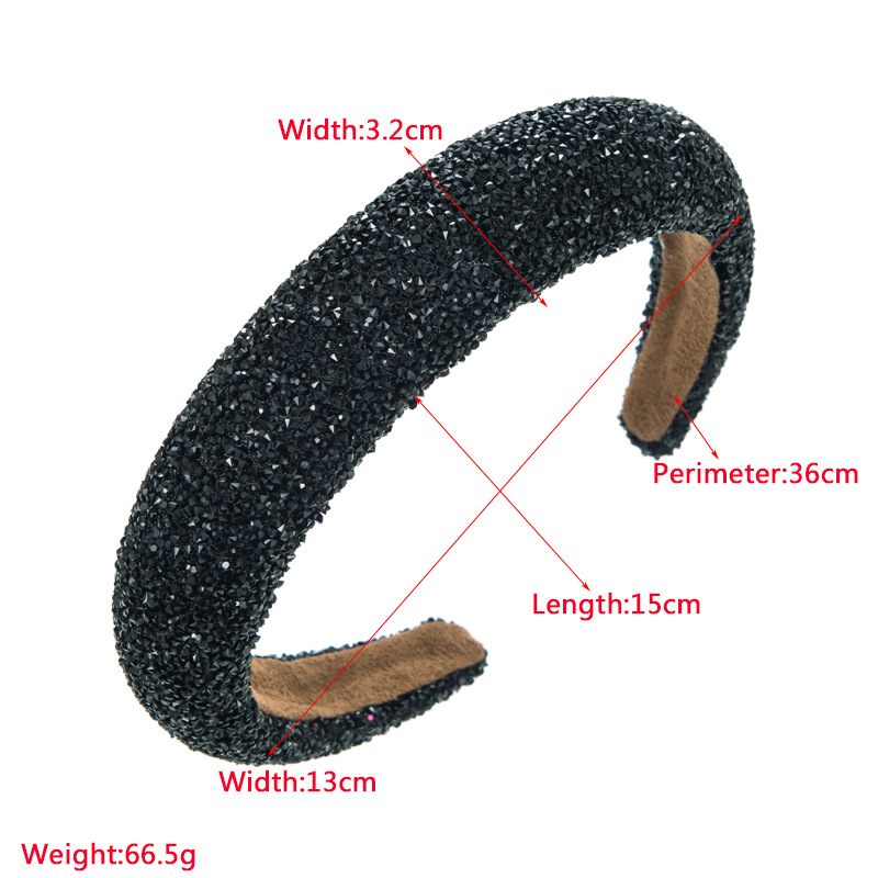 New style hair bands, European and American fashion, light luxury, full diamond pearl headbands, Korean-style elegant facial cleansing headwear wholesale and export pic 21