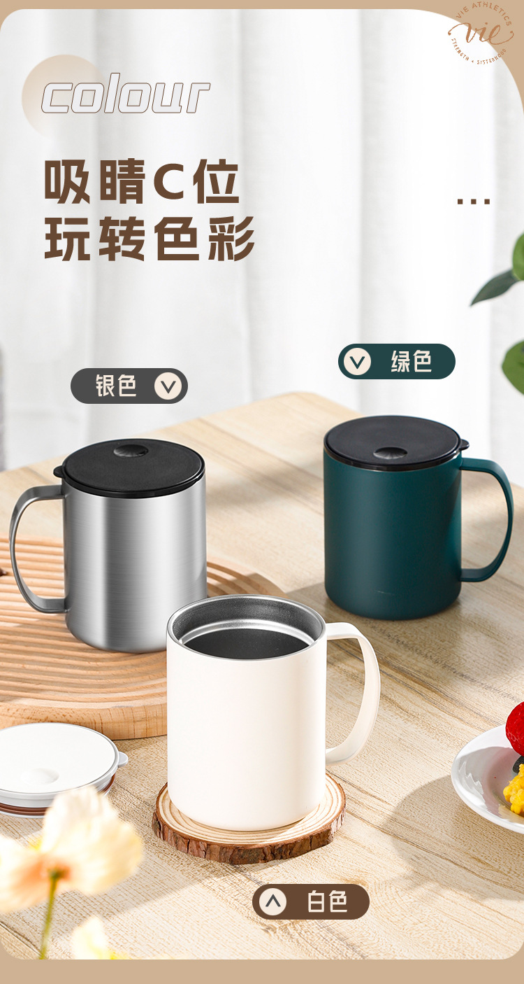 316 stainless steel mugs, vacuum insulated cups, coffee cups, home, office, dormitory, student double-layer insulated water cups, coffee insulated cups, milk tea insulated cups, stainless steel insulated cups pic 3