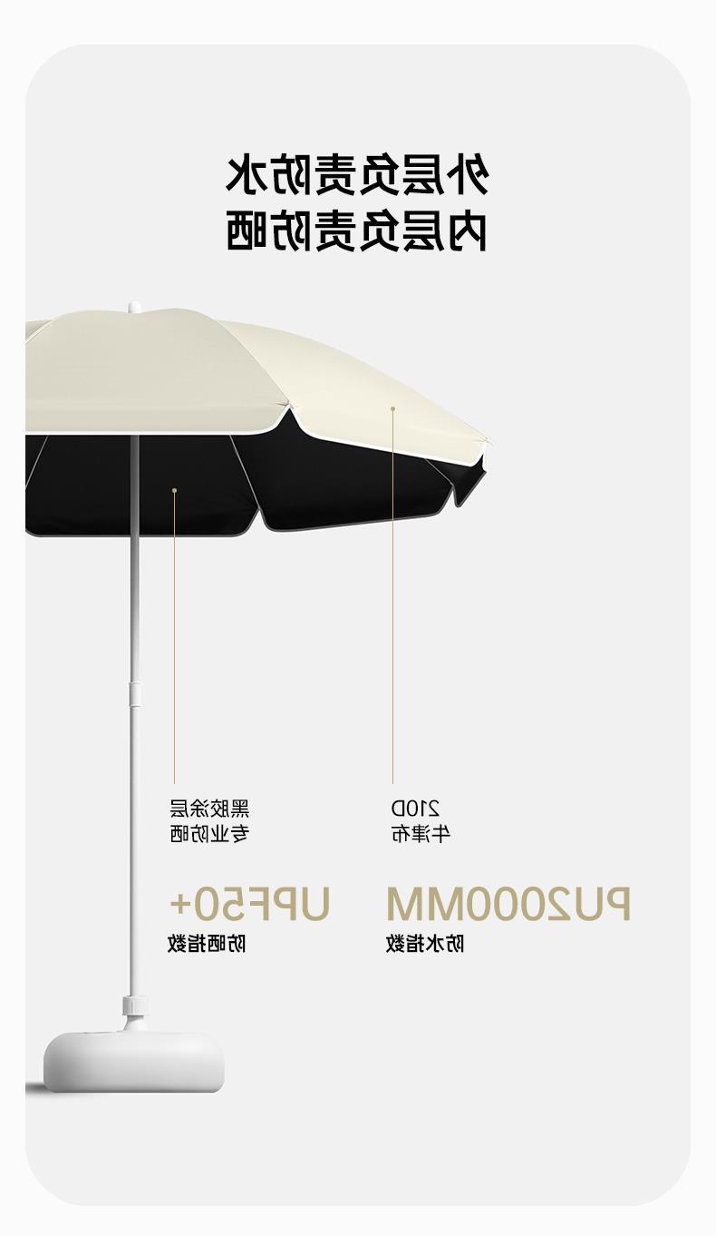 摆摊专用雨伞遮阳伞太阳伞大型大伞户外庭院商用广告伞三轮车室外详情11
